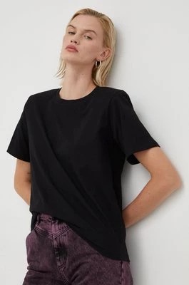 Zdjęcie produktu Gestuz t-shirt bawełniany kolor czarny 10905060