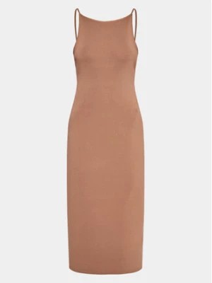 Zdjęcie produktu Gina Tricot Sukienka dzianinowa 16409 Brązowy Slim Fit