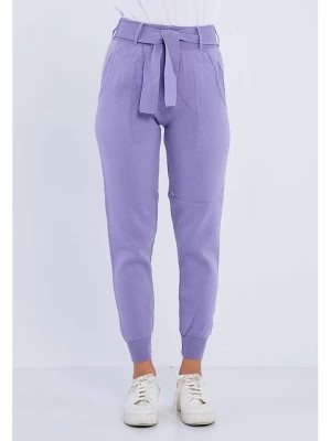 Zdjęcie produktu GIORGIO DI MARE Spodnie w kolorze fioletowym rozmiar: L