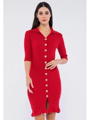 Zdjęcie produktu GIORGIO DI MARE Sukienka w kolorze czerwonym rozmiar: L