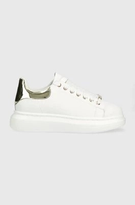Zdjęcie produktu GOE sneakersy skórzane kolor biały LL2N4011
