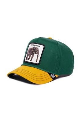 Zdjęcie produktu Goorin Bros czapka z daszkiem bawełniana Extra Large kolor zielony z aplikacją 101-1328