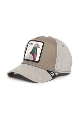 Zdjęcie produktu Goorin Bros czapka z daszkiem bawełniana Pigeon kolor szary z aplikacją 101-1135