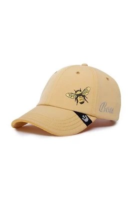 Zdjęcie produktu Goorin Bros czapka z daszkiem Honey Love kolor żółty z aplikacją 101-0854