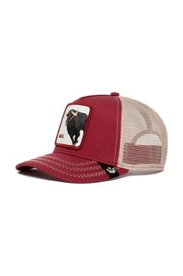 Zdjęcie produktu Goorin Bros czapka z daszkiem kolor czerwony z aplikacją