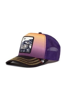 Zdjęcie produktu Goorin Bros czapka z daszkiem kolor fioletowy wzorzysta