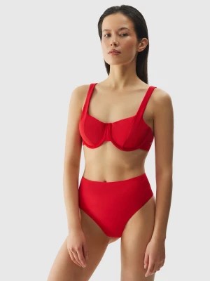 Zdjęcie produktu Góra od bikini damska - czerwona 4F