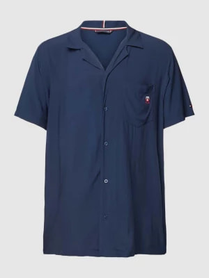 Zdjęcie produktu Góra od piżamy z wiskozy z detalem z logo model ‘WOVEN’ Tommy Hilfiger
