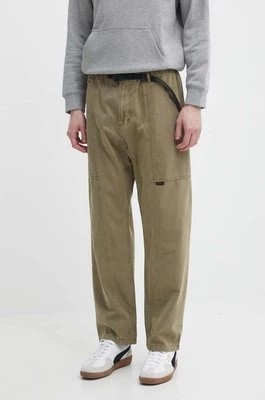 Zdjęcie produktu Gramicci spodnie bawełniane kolor zielony proste