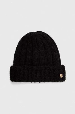 Zdjęcie produktu Granadilla czapka wełniana kolor czarny z grubej dzianiny wełniana