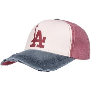 Zdjęcie produktu Granatowa czapka z daszkiem baseballówka vintage LA granatowy Merg
