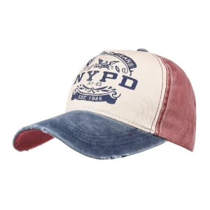 Zdjęcie produktu Granatowa czapka z daszkiem baseballówka vintage uniwersalna granatowy Merg