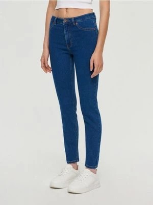 Zdjęcie produktu Granatowe jeansy skinny fit z regularnym stanem House