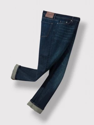 Zdjęcie produktu Granatowe spodnie męskie jeansowe Pako Lorente