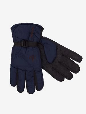 Zdjęcie produktu Granatowe zimowe męskie rękawice Shelvt