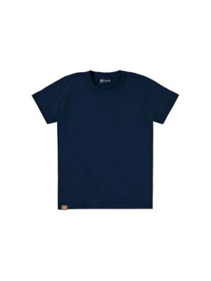 Zdjęcie produktu Granatowy bawełniany t-shirt chłopięcy Quimby