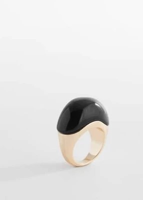 Zdjęcie produktu Gruby pierścionek z kontrastowym elementem Mango
