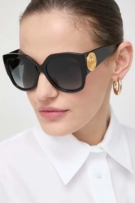 Zdjęcie produktu Gucci okulary przeciwsłoneczne damskie kolor czarny GG1407S