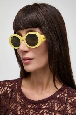 Zdjęcie produktu Gucci okulary przeciwsłoneczne damskie kolor żółty