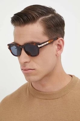 Zdjęcie produktu Gucci okulary przeciwsłoneczne męskie kolor brązowy