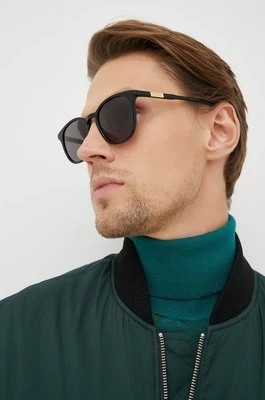 Zdjęcie produktu Gucci okulary przeciwsłoneczne męskie kolor czarny