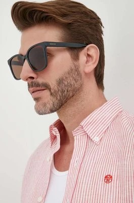 Zdjęcie produktu Gucci okulary przeciwsłoneczne męskie kolor szary GG1346SK
