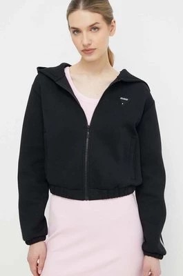 Zdjęcie produktu Guess bluza KIARA damska kolor czarny z kapturem z aplikacją V4GQ15 FL04P