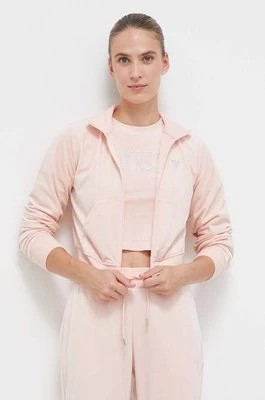 Zdjęcie produktu Guess bluza COUTURE damska kolor różowy z aplikacją V3BQ22 KBXI2