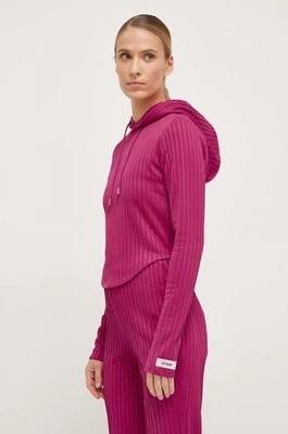 Zdjęcie produktu Guess bluza ANNEKA damska kolor różowy z kapturem gładka V4RQ03 KC2U2