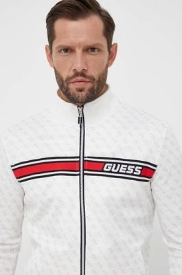 Zdjęcie produktu Guess bluza KORBIN męska kolor biały wzorzysta Z2BQ06 FL04Q