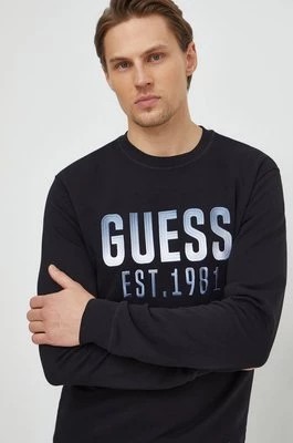 Zdjęcie produktu Guess bluza BEAU męska kolor czarny z aplikacją M4RQ08 KBK32