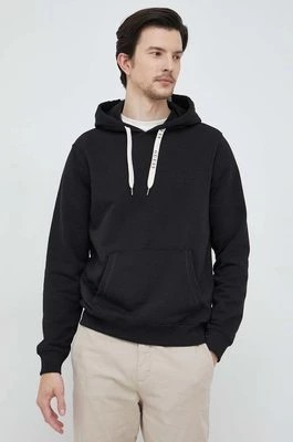 Zdjęcie produktu Guess bluza męska kolor czarny z kapturem gładka