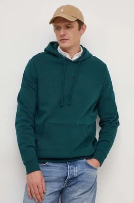 Zdjęcie produktu Guess bluza ES ROY męska kolor zielony z kapturem z nadrukiem M2BQ50 K9YH1