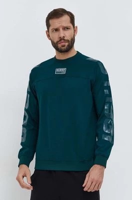 Zdjęcie produktu Guess bluza BALOO męska kolor zielony z nadrukiem Z4RQ02 KBO62