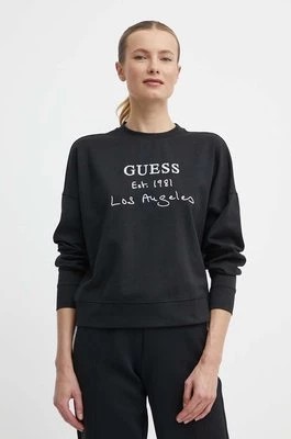 Zdjęcie produktu Guess bluza RUTH damska kolor czarny z aplikacją V4GQ11 KC5U1
