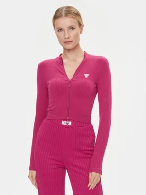 Zdjęcie produktu Guess Bluza V4RP01 Z3CC0 Różowy Slim Fit
