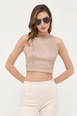 Zdjęcie produktu Guess bluzka damska kolor brązowy gładka