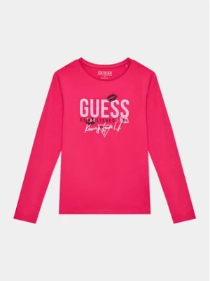 Zdjęcie produktu Guess Bluzka J3BI16 J1314 Różowy Regular Fit