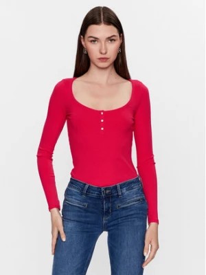Zdjęcie produktu Guess Bluzka W2YP46 KBCO2 Różowy Slim Fit