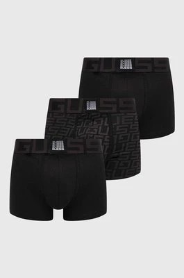 Zdjęcie produktu Guess bokserki 3-pack IDOL męskie kolor czarny U3BG01 K6YW0