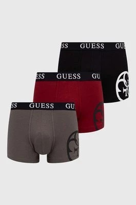 Zdjęcie produktu Guess bokserki 3-pack PLACED męskie kolor czarny U4RG04 K6YW0