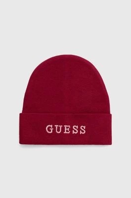 Zdjęcie produktu Guess czapka kolor czerwony