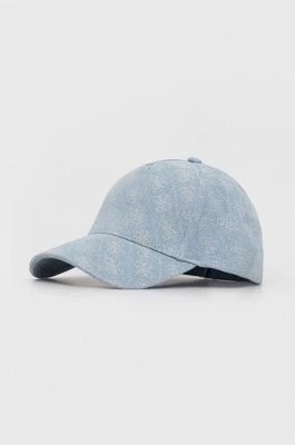 Zdjęcie produktu Guess czapka z daszkiem kolor niebieski wzorzysta AW5090 COT01