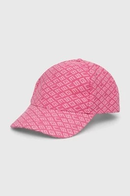 Zdjęcie produktu Guess czapka z daszkiem kolor różowy wzorzysta AW5072 POL01