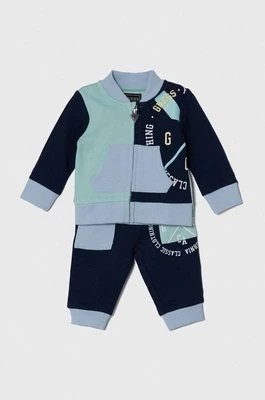 Zdjęcie produktu Guess dres bawełniany niemowlęcy kolor niebieski