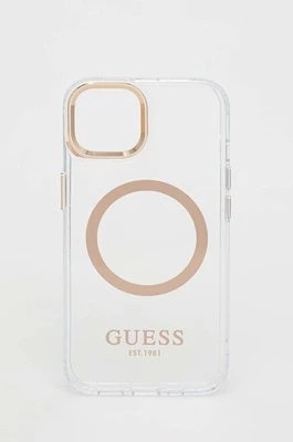 Zdjęcie produktu Guess etui na telefon iPhone 13 6,1" kolor złoty