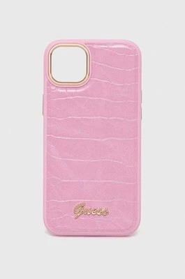 Zdjęcie produktu Guess etui na telefon iPhone 14 Plus 6,7'' kolor różowy