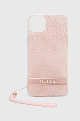 Zdjęcie produktu Guess etui na telefon iPhone 14 Plus 6,7" kolor różowy