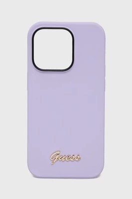 Zdjęcie produktu Guess etui na telefon iPhone 14 Pro 6,1" kolor fioletowy