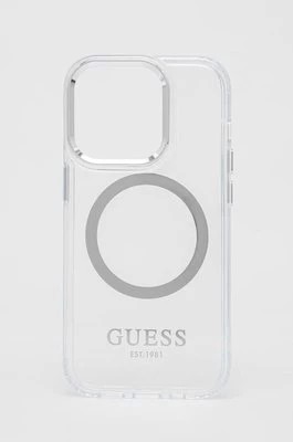 Zdjęcie produktu Guess etui na telefon iPhone 14 Pro 6,1" kolor srebrny